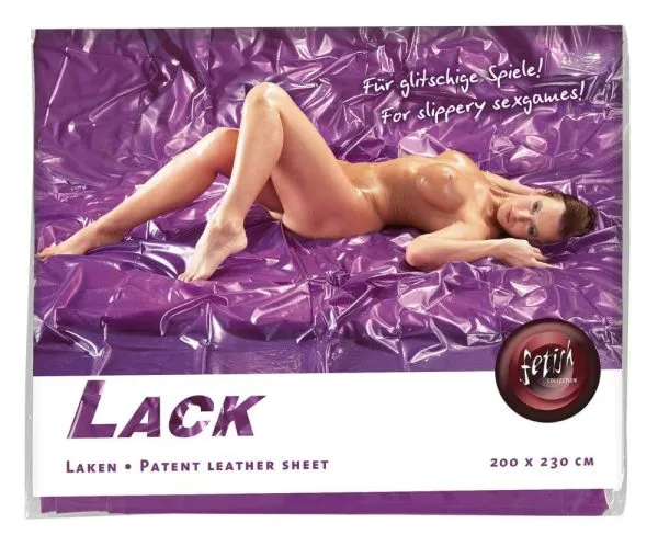 Fetish Collection - Glänzendes Lack-Laken (lila)