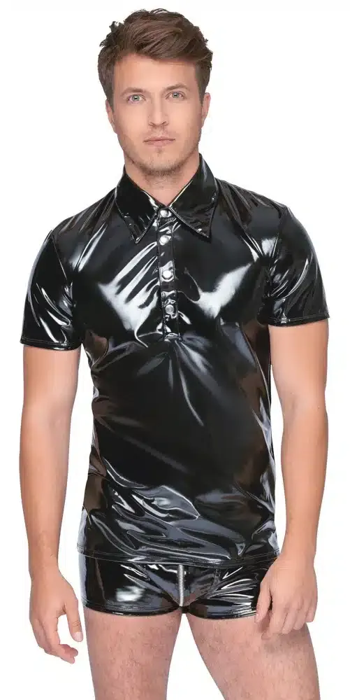 Black Level Lack-Poloshirt mit halbem Arm, Classic-Style, elastisch XL Black Level Lack-Poloshirt mit halbem Arm, Classic-Style, elastisch XL
