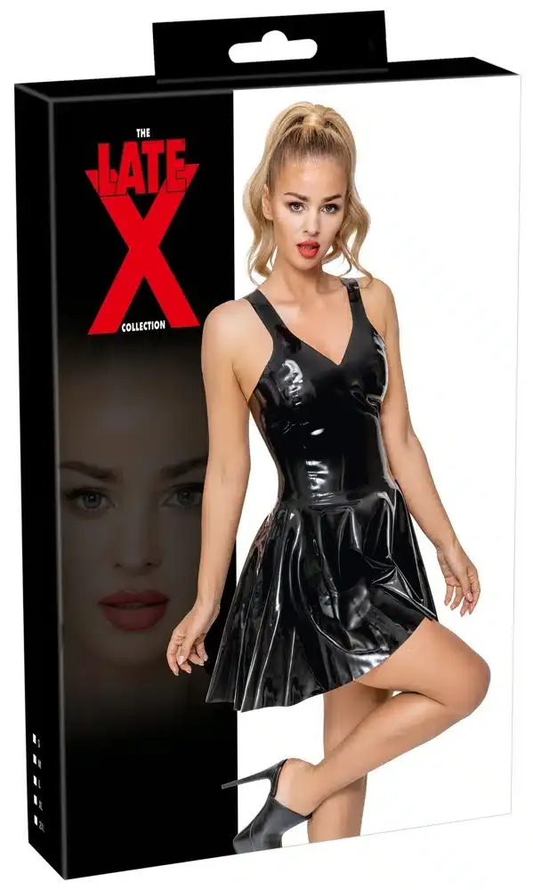 LateX Minikleid - Schlicht-schönes Rubber-Fashionista Kleid M