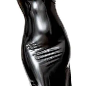 LateX Abendrobe Maxi-Länge - Tailliertes Kleid aus 0,35mm starkem Latex M LateX Abendrobe Maxi-Länge - Tailliertes Kleid aus 0,35mm starkem Latex M – Bild 3