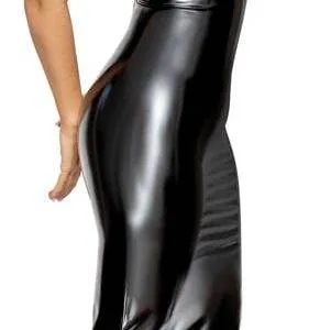 LateX Abendrobe Maxi-Länge - Tailliertes Kleid aus 0,35mm starkem Latex M LateX Abendrobe Maxi-Länge - Tailliertes Kleid aus 0,35mm starkem Latex M – Bild 4