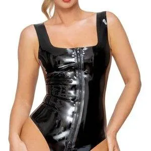 Late X Latex-Body Zipper S - Schlicht-schön, stylischer Karree-Ausschnitt M Late X Latex-Body Zipper S - Schlicht-schön, stylischer Karree-Ausschnitt M – Bild 2