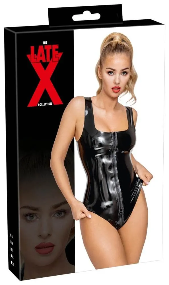 Late X Latex-Body Zipper S - Schlicht-schön, stylischer Karree-Ausschnitt M