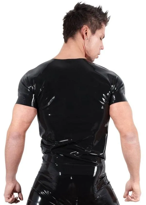 Late X Latex T-Shirt: Glänzendes Must-have für jeden Latex-Kleiderschrank! L Late X Latex T-Shirt: Glänzendes Must-have für jeden Latex-Kleiderschrank! L