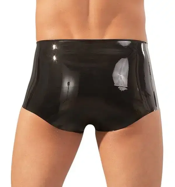 Late X Latex Pants - Glänzend, Hülle für Penis und Hoden S/M