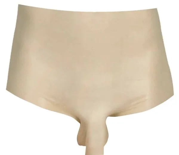Late X Latex Pants - transparente Herrenhose mit Penis- und Hodenhülle S/M Late X Latex Pants - transparente Herrenhose mit Penis- und Hodenhülle S/M