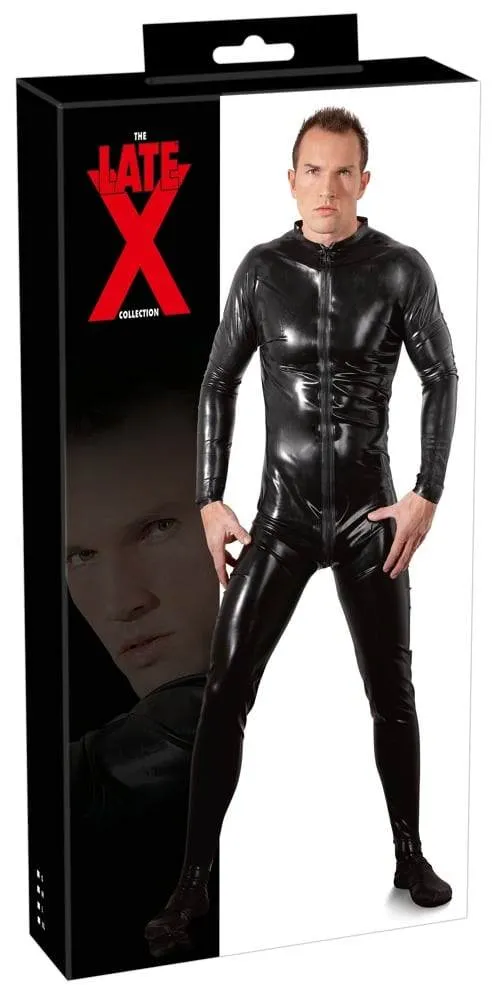 Late X Herren Latex Overall - Hauteng & mit 3-Wege-Zip M