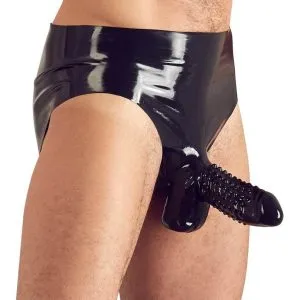 Late X Latex Slip mit genoppter Penishülle L Late X Latex Slip mit genoppter Penishülle L – Bild 2