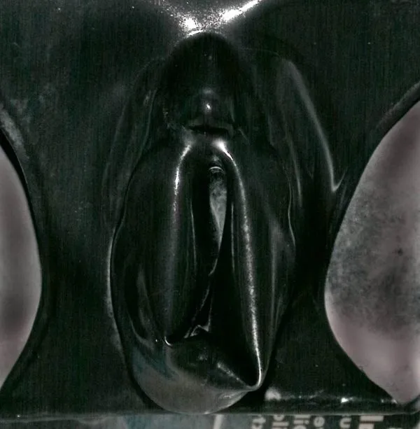Late X Latex Slip - Schwarz, mit Vaginalschlauch L Late X Latex Slip - Schwarz, mit Vaginalschlauch L