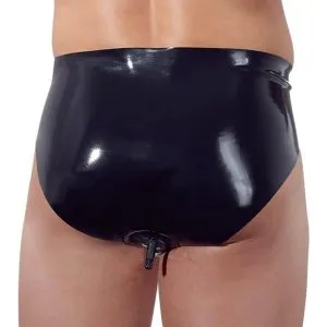 Late X Latex Herren Slip mit aufpumpbarem Anal-Plug L Late X Latex Herren Slip mit aufpumpbarem Anal-Plug L – Bild 5