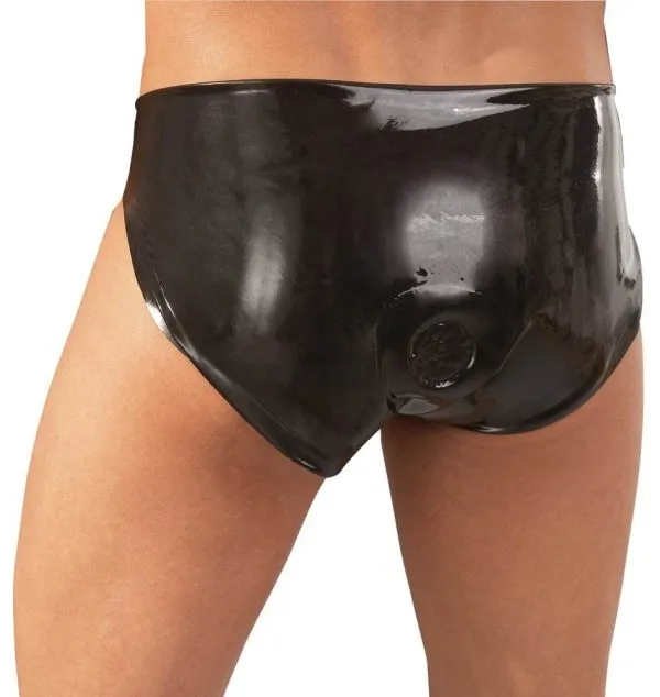 Late X Latex Slip mit Anal-Dildo M/L Late X Latex Slip mit Anal-Dildo M/L