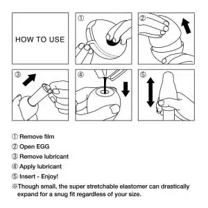 TENGA Masturbator Eggs - 6 verschiedene Reizstrukturen TENGA Masturbator Eggs - 6 verschiedene Reizstrukturen – Bild 5