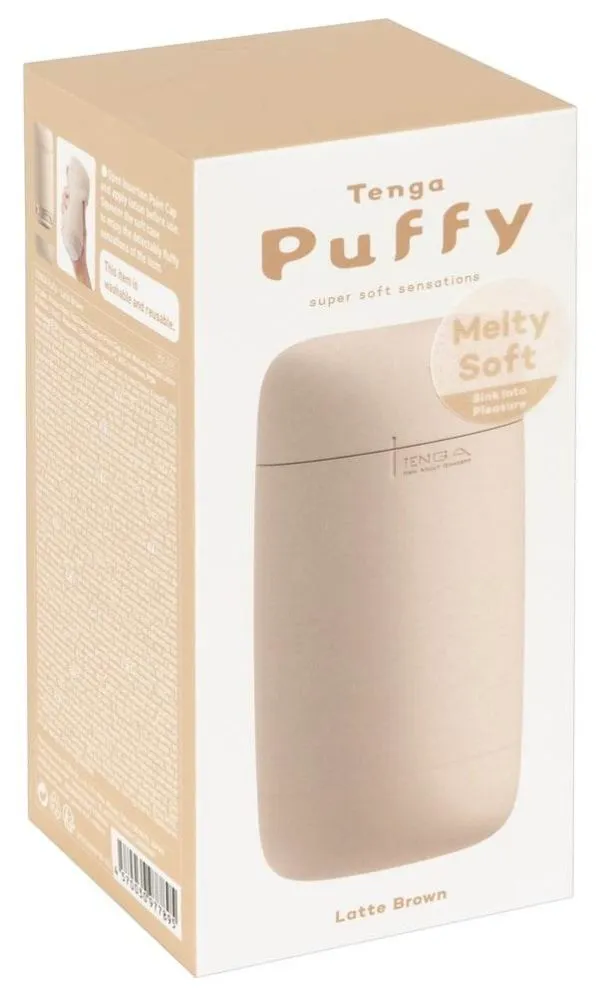 50032530000_verp TENGA Puffy Marshmallow Masturbator Latte Brown