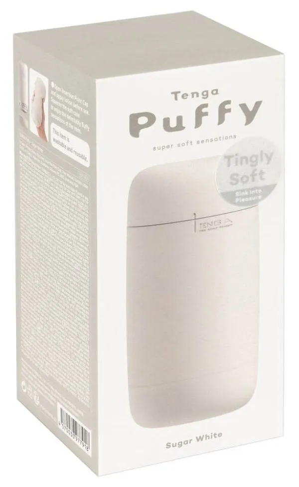 50032700000_verp TENGA Puffy Marshmallow Masturbator Sugar White