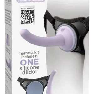 Dillio Platinum Body Dock - Umschnallgurt mit Silikon-Dildo Lila/Schwarz Dillio Platinum Body Dock - Umschnallgurt mit Silikon-Dildo Lila/Schwarz – Bild 1