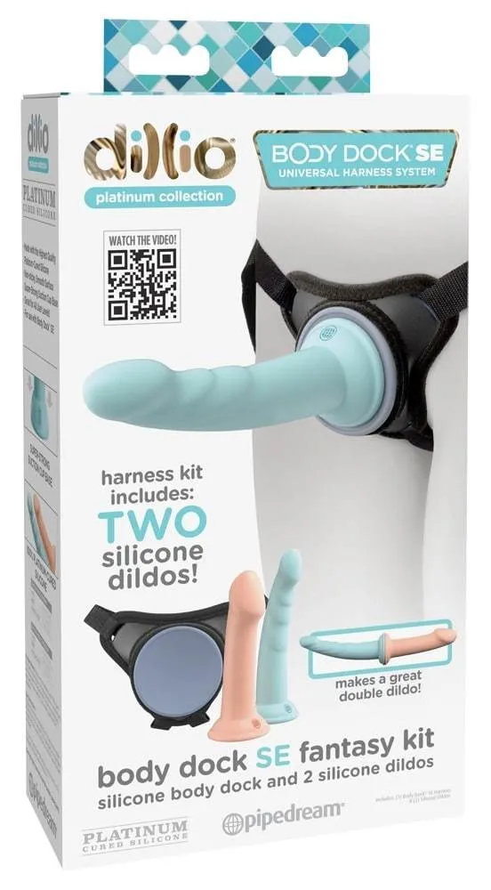50034150000_verp Dillio Platinum Body Dock SE Fantasy Kit - Umschnallgurt mit 2 Dildos