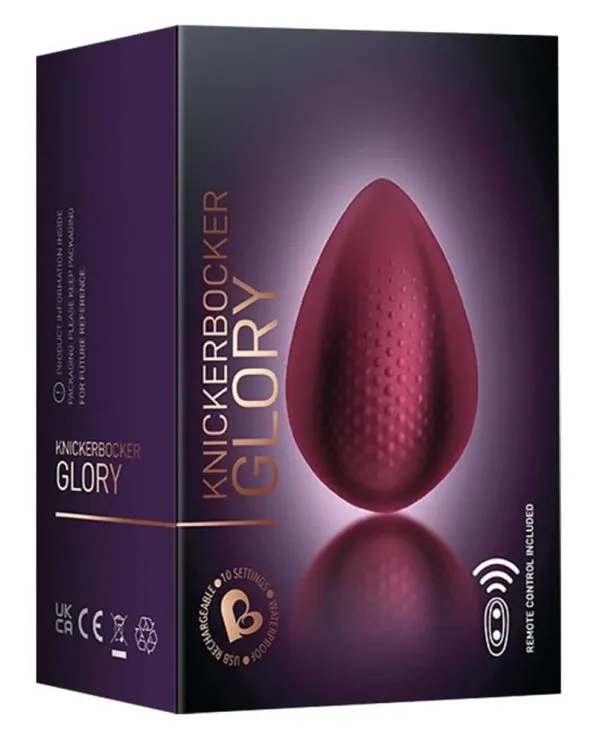 Rocks Off Knickerbocker Glory - Auflegevibrator mit Fernbedienung Beere