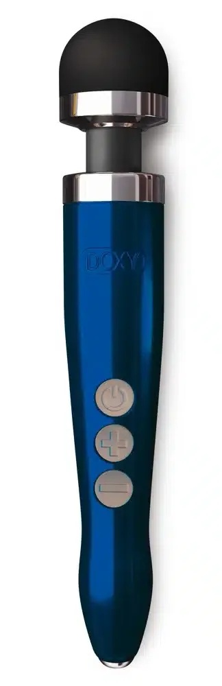 DOXY Massager 3R: Handlicher Massagestab mit Power-Vibration Blue