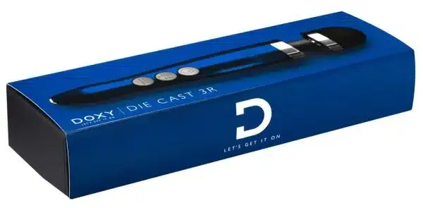 DOXY Massager 3R: Handlicher Massagestab mit Power-Vibration Blue