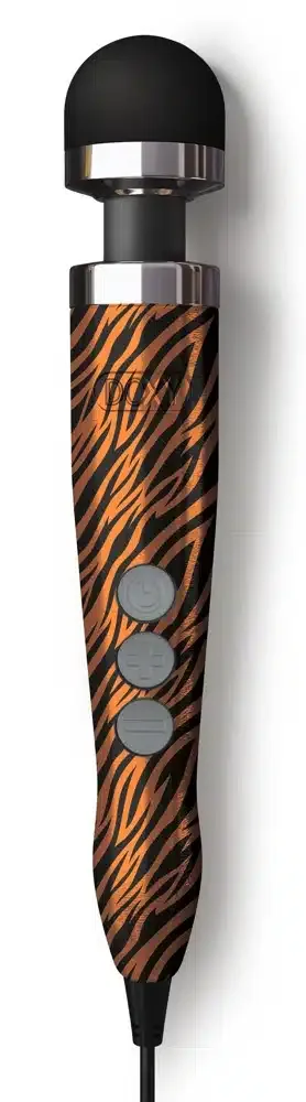Doxy Netzgebundener Massagestab - Die Cast 3 (28cm, Ø 4,5cm) Tiger