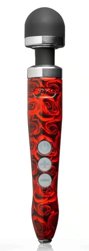 DOXY Massager 3R: Handlicher Massagestab mit Power-Vibration Roses