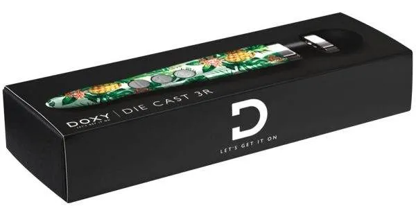 DOXY Massager 3R: Handlicher Massagestab mit Power-Vibration Pineapple