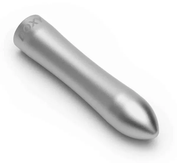Doxy Bullet Rose Gold - Luxus-Minivibrator für unterwegs Silver Doxy Bullet Rose Gold - Luxus-Minivibrator für unterwegs Silver