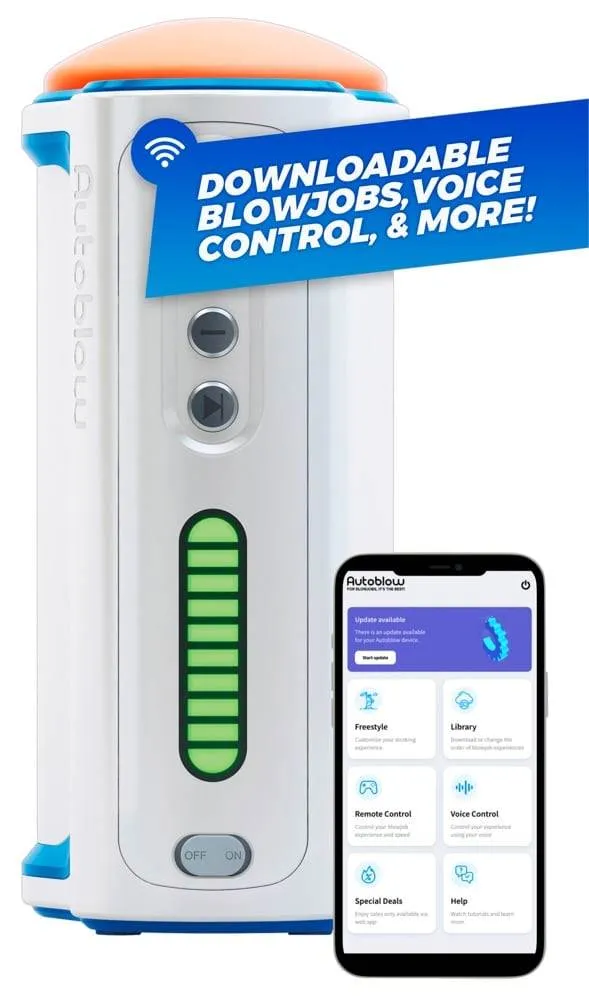 Autoblow AI+ UK Plug - Masturbator mit AI-Modus Weiß/Hautfarben hell Autoblow AI+ UK Plug - Masturbator mit AI-Modus Weiß/Hautfarben hell