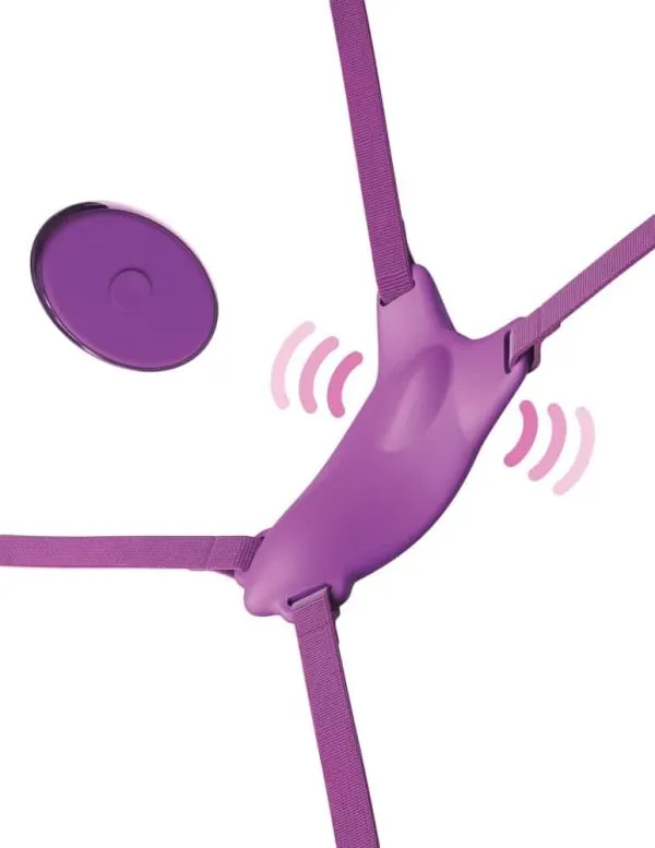 Fantasy For Her Ultimate Butterfly Strap-on - Diskretes Silikonvibrator-Set Fantasy For Her Ultimate Butterfly Strap-on - Diskretes Silikonvibrator-Set
