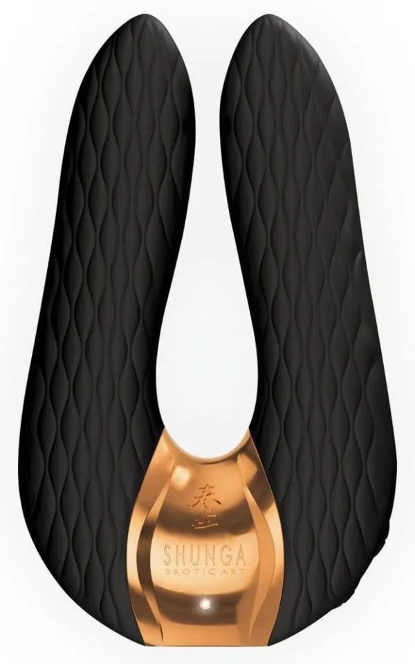 Shunga Doppelvibrator Aiko - Luxus für Anspruchsvolle Black Shunga Doppelvibrator Aiko - Luxus für Anspruchsvolle Black