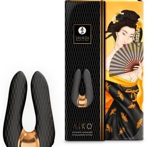 Shunga Doppelvibrator Aiko - Luxus für Anspruchsvolle Black Shunga Doppelvibrator Aiko - Luxus für Anspruchsvolle Black – Bild 5