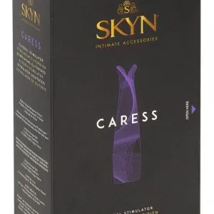 SKYN Caress - Kleiner kompakter Lustpunkt-Vibrator Lila/Silber