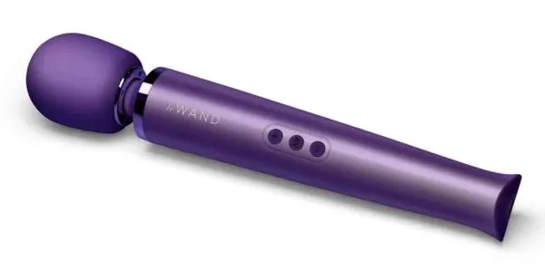 le Wand Massagestab - Großer Massagekopf, 20 Vibrationsmodi Purple