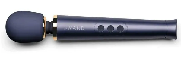le Wand Petite Rosegold - Kompakter Massagestab für unterwegs Navy le Wand Petite Rosegold - Kompakter Massagestab für unterwegs Navy