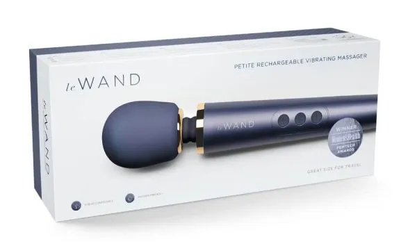 54018950000_verp le Wand Petite Rosegold - Kompakter Massagestab für unterwegs Navy