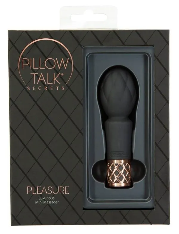 54019500000_verp Pillow Talk Massagestab Secrets Pleasure Schwarz/Gold