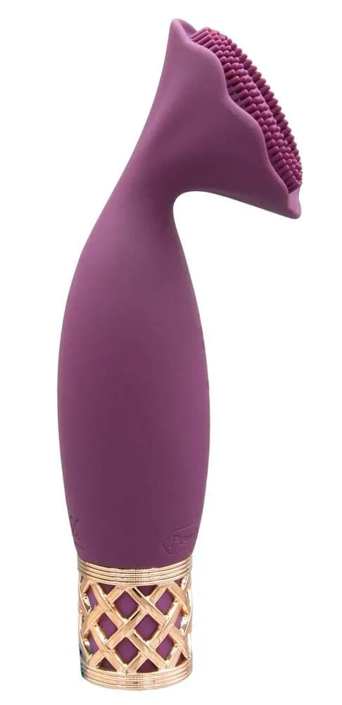 PILLOW TALK Passion - Handlicher Auflegevibrator mit Noppen Lila/Gold PILLOW TALK Passion - Handlicher Auflegevibrator mit Noppen Lila/Gold