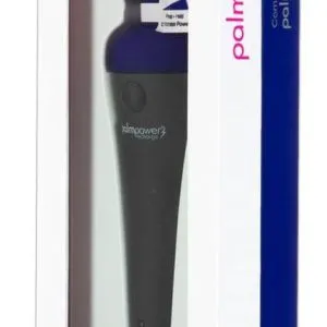 Palmpower Massagestab - Flexibler Kopf, sanfte bis intensive Vibrationen, wasserdicht, wiederaufladbar Schwarz/Blau Palmpower Massagestab - Flexibler Kopf, sanfte bis intensive Vibrationen, wasserdicht, wiederaufladbar Schwarz/Blau – Bild 1