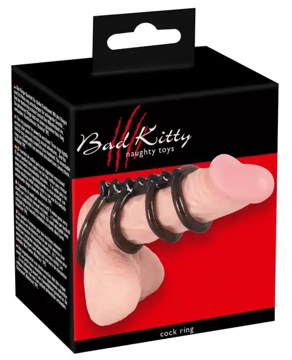 Bad Kitty Penisring-Set | Intensive Erektionen & mehr! – Verpackung