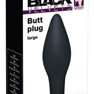 Black Velvets Large Plug – Verpackung