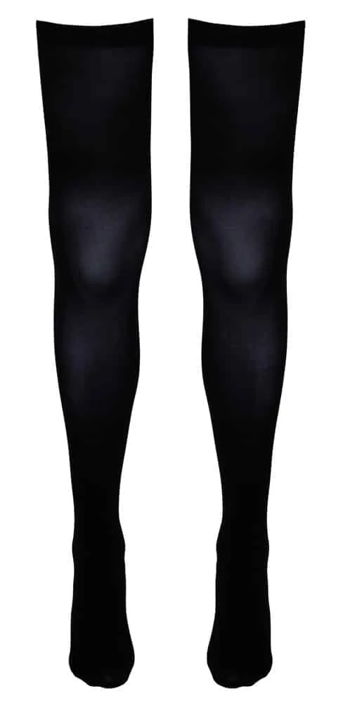 Cottelli LEGWEAR Netz-Overknees mit Silikonband und Netz-Einsatz M/L Cottelli LEGWEAR Netz-Overknees mit Silikonband und Netz-Einsatz S/M – Hollow B