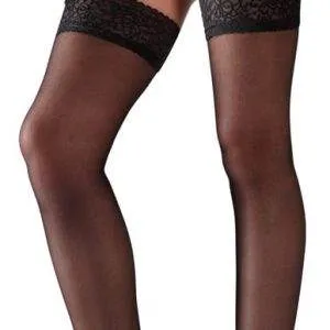 Cottelli LEGWEAR - Spitzen-Strümpfe zum Anclipsen 2 – A