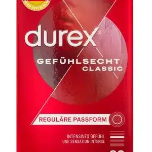 Durex Gefühlsecht Classic 20er – Verpackung
