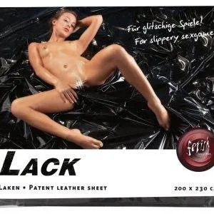 Fetish Collection Lack Laken - Glanzoptik, 200x230 cm, abwischbar unisize – Verpackung