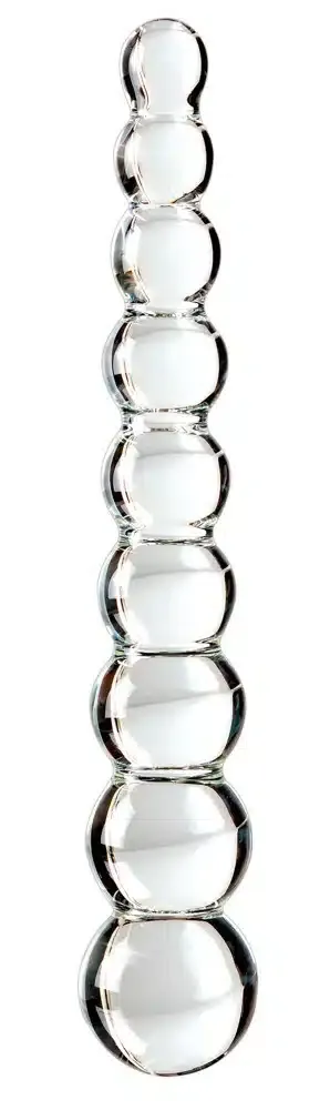 Icicles Glasdildo - Raffiniertes Kugeldesign für heiße Lust – A