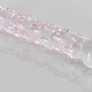 Icicles Reiznoppen Glasdildo Transparent/Rosa Icicles Reiznoppen Glasdildo Transparent/Rosa – B