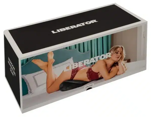 Liberator Jaz - Ergonomisches Keil-Kissen für Komfort-Sex Black – Verpackung