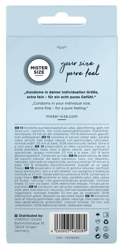 Mister Size 53mm 10er – C