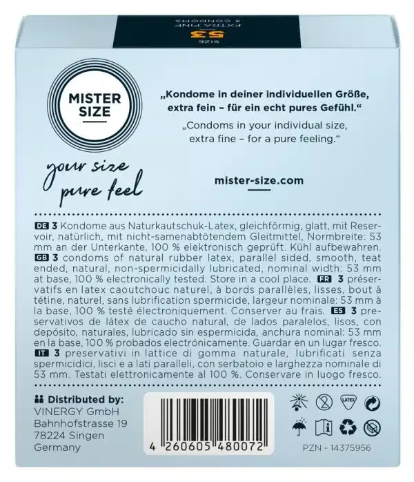Mister Size 53mm 3er – C