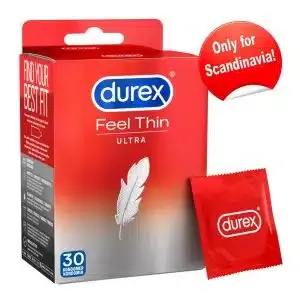N Durex Feel Ultra Thin 30pcs N Durex Feel Ultra Thin 30pcs – B